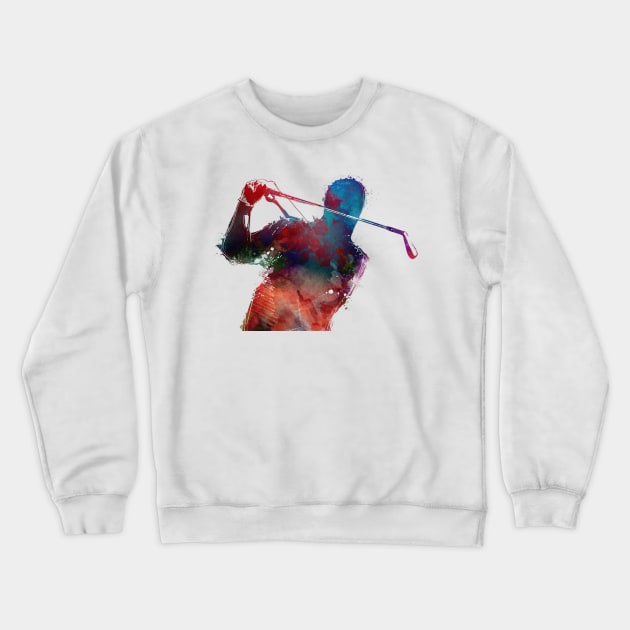 golf player sport art #golf #sport Crewneck Sweatshirt by JBJart